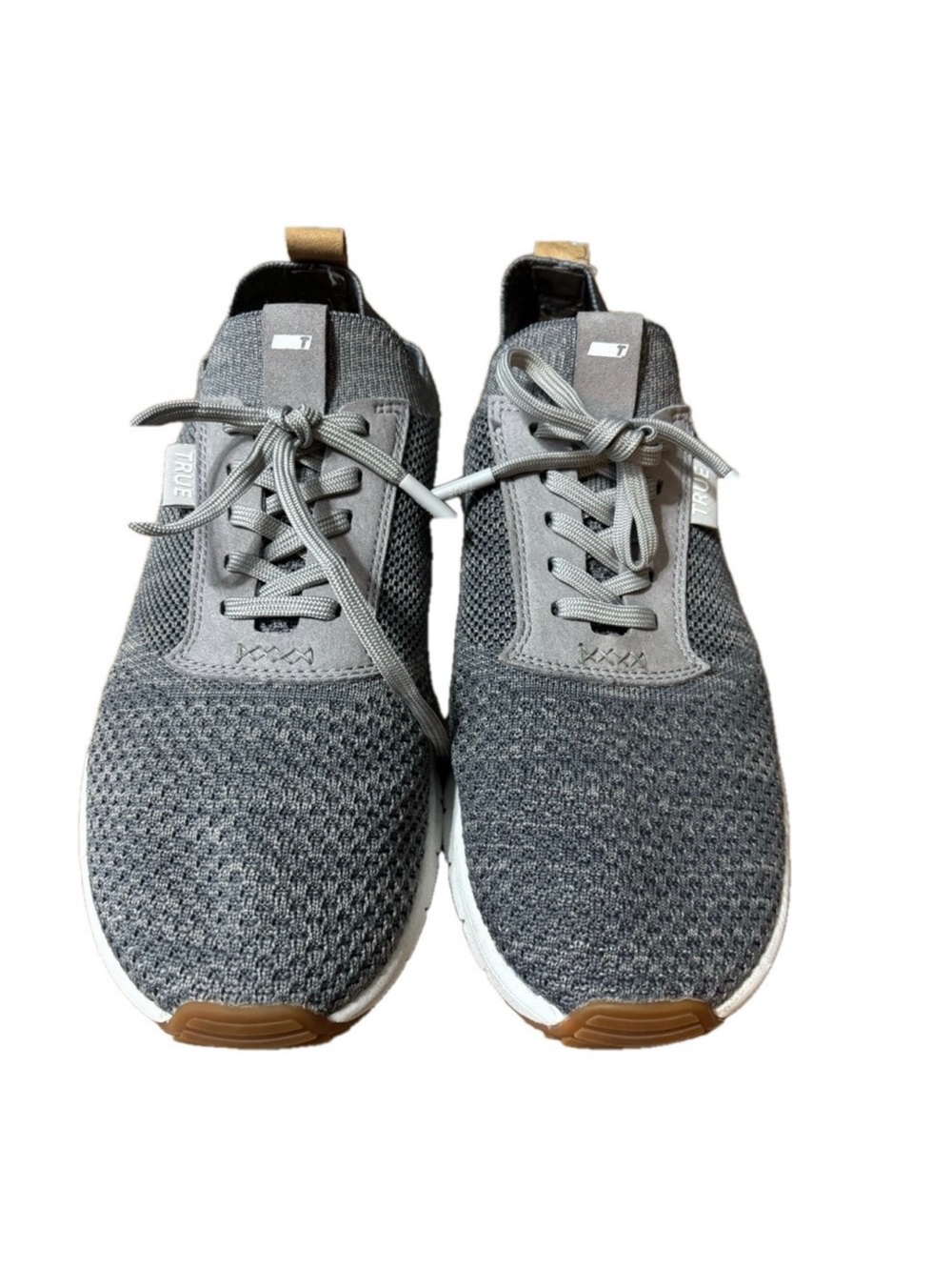 True Linkswear All Day Knit II Gray Shoes with  Rubber Sole size 9 F   7.5 M